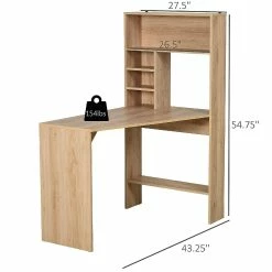Budget 👍 HOMCOM Nordic Style Computer Desk with Hutch and Storage Shelves PC Laptop Writing Table Home Office Workstation Oak 🛒 8 Budget 👍 HOMCOM Nordic Style Computer Desk with Hutch and Storage Shelves PC Laptop Writing Table Home Office Workstation Oak 🛒 -BTSE Shop homcom nordic style computer desk with hutch and storage shelves pc laptop writing table home office workstation oak14225397 a02NOWA