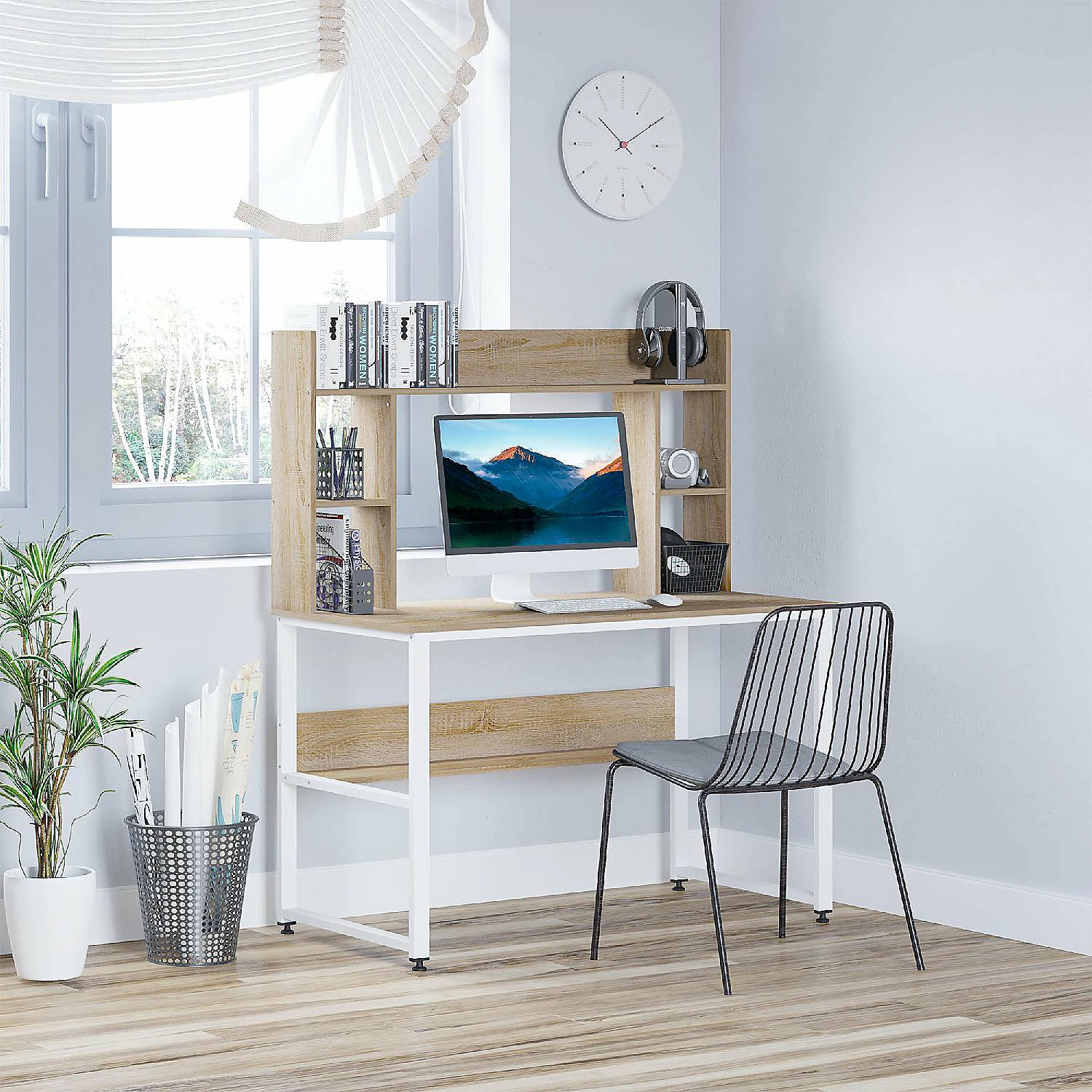 Best reviews of ๐ฅ HOMCOM Office Computer Desk Writing Table Workstation with Storage Shelves Decorative Hutches and Strong Build Oak ๐ 4 Best reviews of ๐ฅ HOMCOM Office Computer Desk Writing Table Workstation with Storage Shelves Decorative Hutches and Strong Build Oak ๐ - Image 2