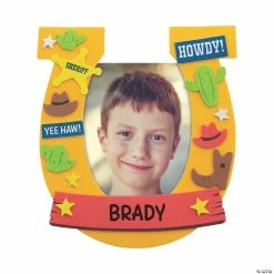 Best deal ⭐ Horseshoe Picture Frame Magnet Craft Kit - Makes 12 🤩