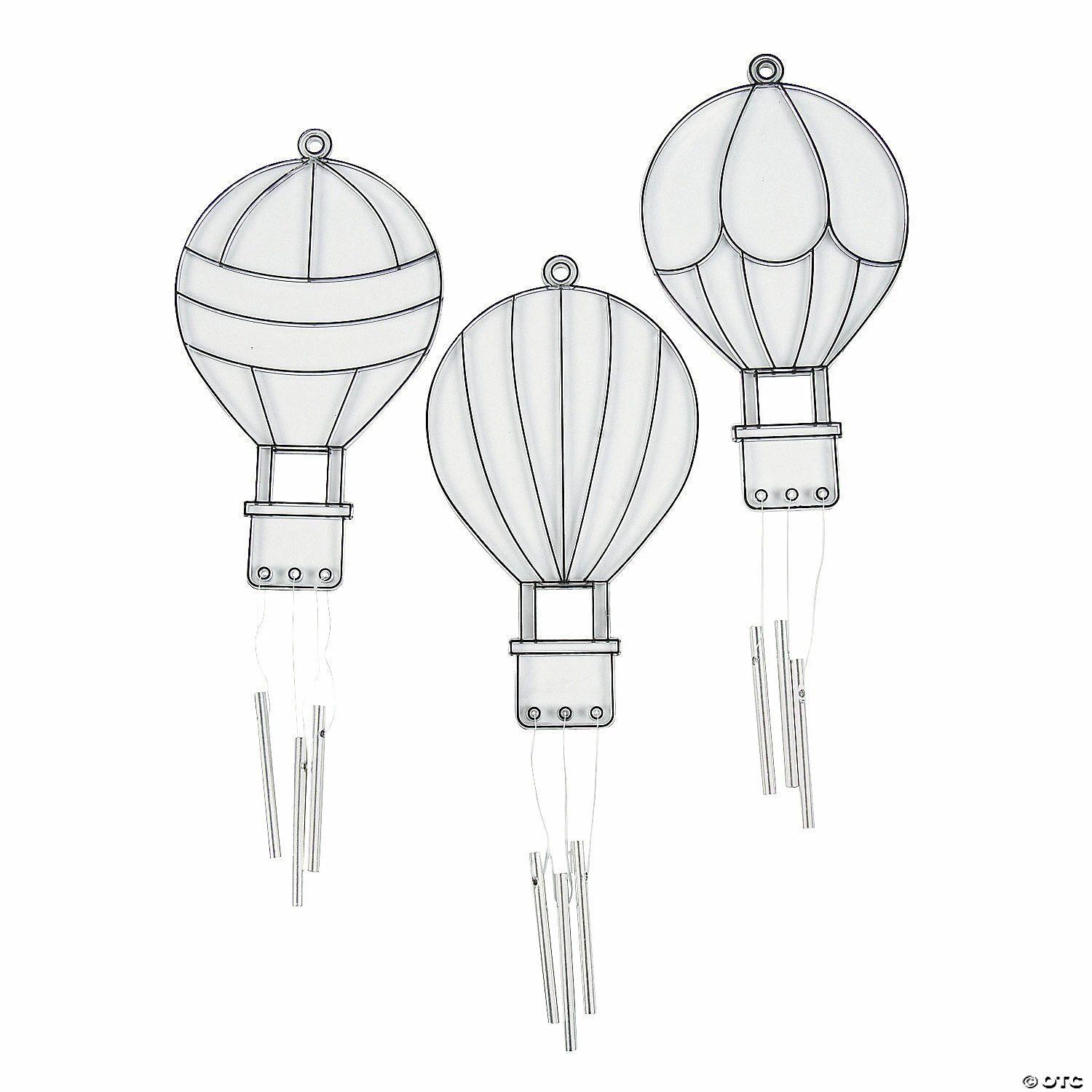 Promo 😍 Hot Air Balloon Suncatcher Wind Chimes - 12 Pc. 🎁 3 Promo 😍 Hot Air Balloon Suncatcher Wind Chimes - 12 Pc. 🎁