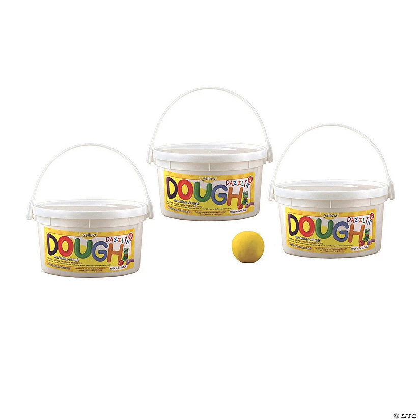 Cheapest 🌟 Hygloss® Dazzlin' Dough Tubs, Yellow, 9 lb. 👍 3 Cheapest 🌟 Hygloss® Dazzlin' Dough Tubs, Yellow, 9 lb. 👍
