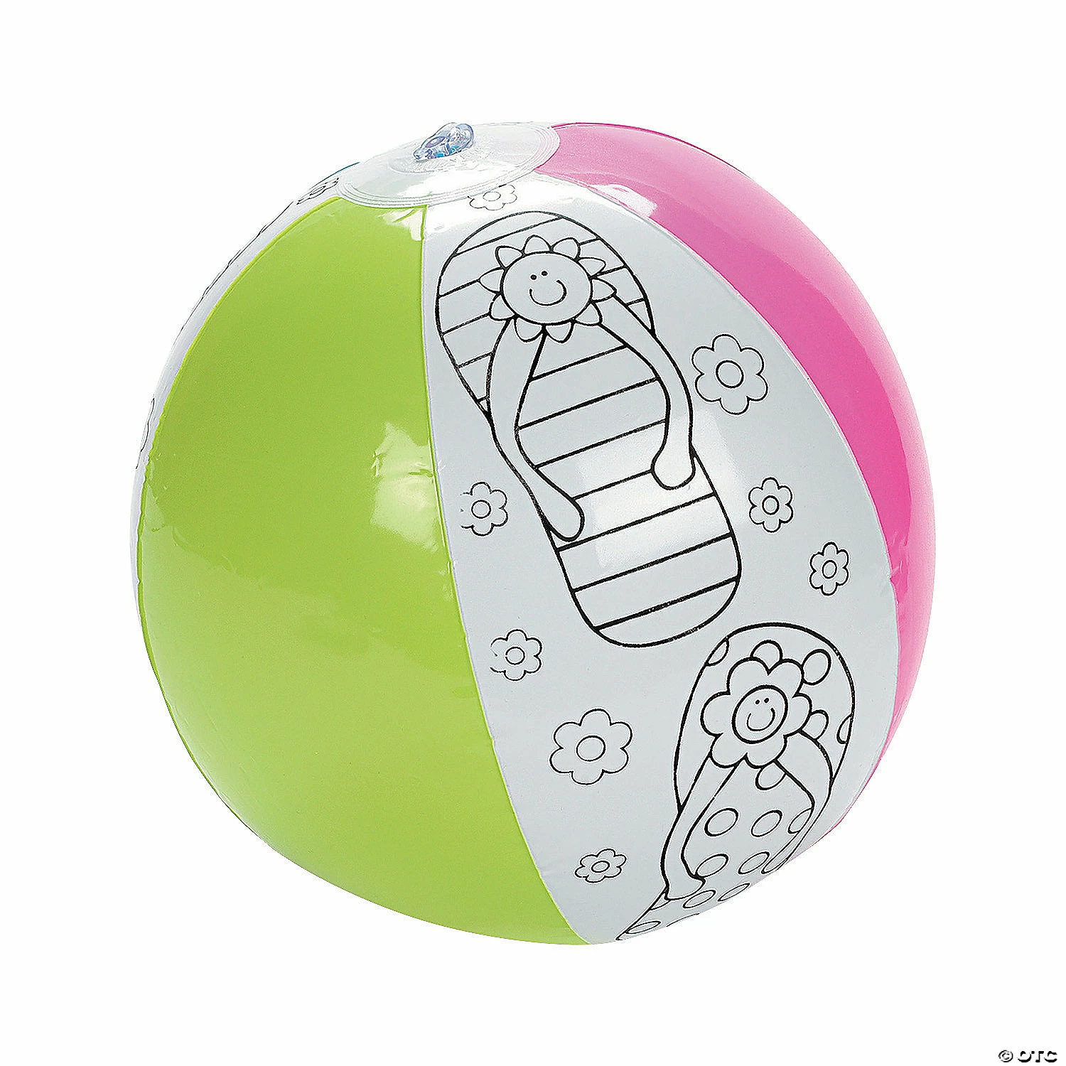 Buy ❤️ Inflatable 12" Color Your Own Flip Flop Large Beach Balls - 12 Pc. ✔️ 4 Buy ❤️ Inflatable 12" Color Your Own Flip Flop Large Beach Balls - 12 Pc. ✔️ - Image 2