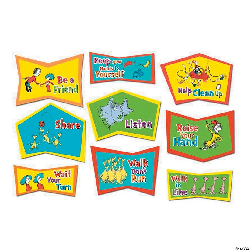 Best deal π Jumbo Dr. Seussβ’ Classroom Rules Cutouts - 15 Pc. π 3 Best deal π Jumbo Dr. Seussβ’ Classroom Rules Cutouts - 15 Pc. π