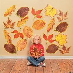 Promo ⌛ Jumbo Fall Leaves Cutouts - 48 Pc. 😉