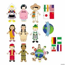 Outlet ๐ฏ Jumbo Kids Around the World Cutouts - 12 Pc. ๐ฏ