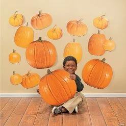 New 🥰 Jumbo Pumpkin Classroom Cutouts - 50 Pc. 🧨