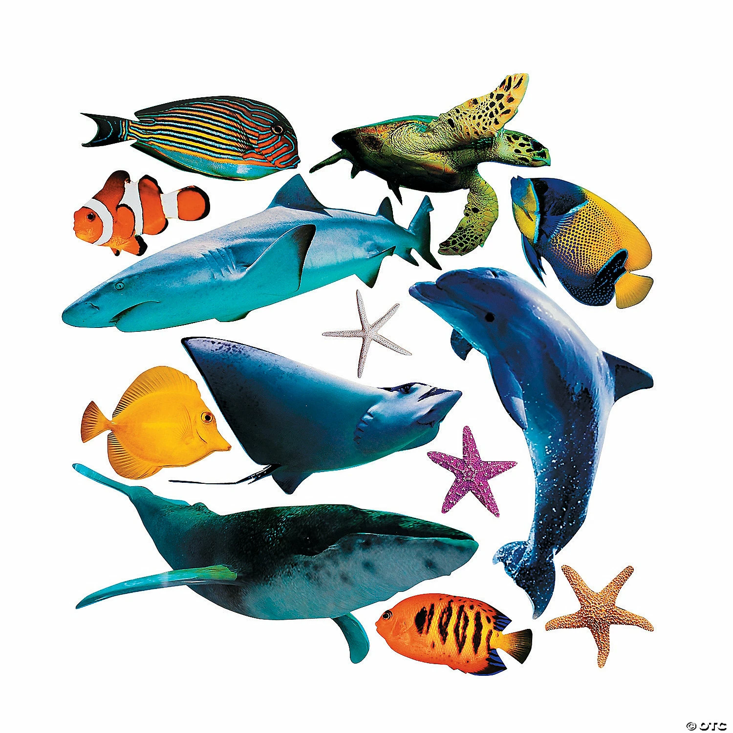 Brand new ✔️ Jumbo Realistic Sea Life Cutouts - 13 Pc. ✨ 3 Brand new ✔️ Jumbo Realistic Sea Life Cutouts - 13 Pc. ✨