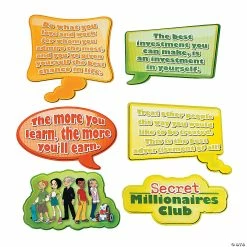 Budget ⌛ Jumbo Secret Millionaires Club™ Cutouts - 6 Pc. 👍