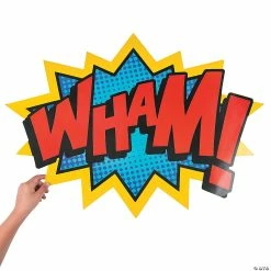 Budget ⌛ Jumbo Superhero Word Cutouts - 6 Pc. 💯 -BTSE Shop jumbo superhero word cutouts 6 pc 13603128 a01