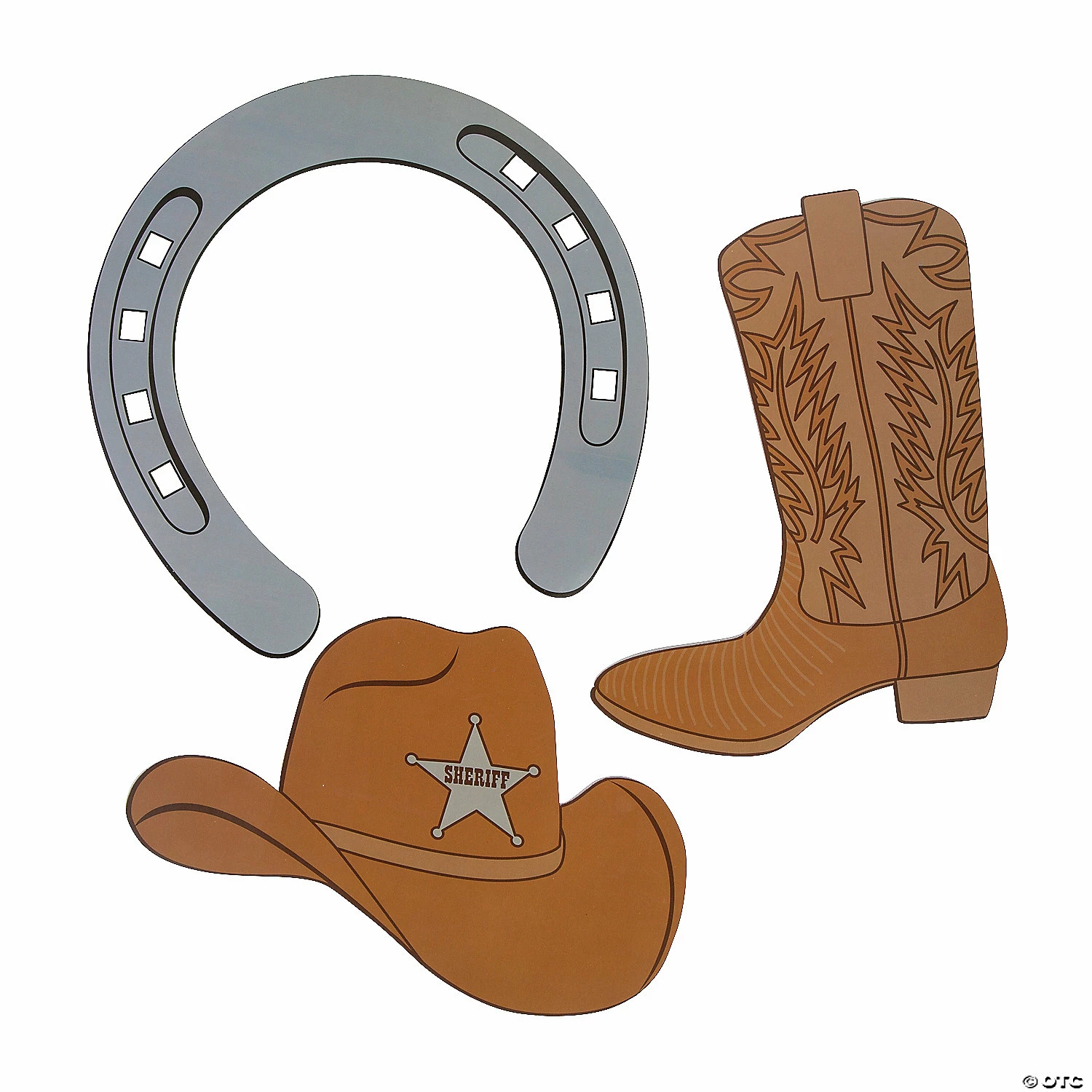 Cheapest π₯° Jumbo Western Cutouts - 12 Pc. π 3 Cheapest π₯° Jumbo Western Cutouts - 12 Pc. π