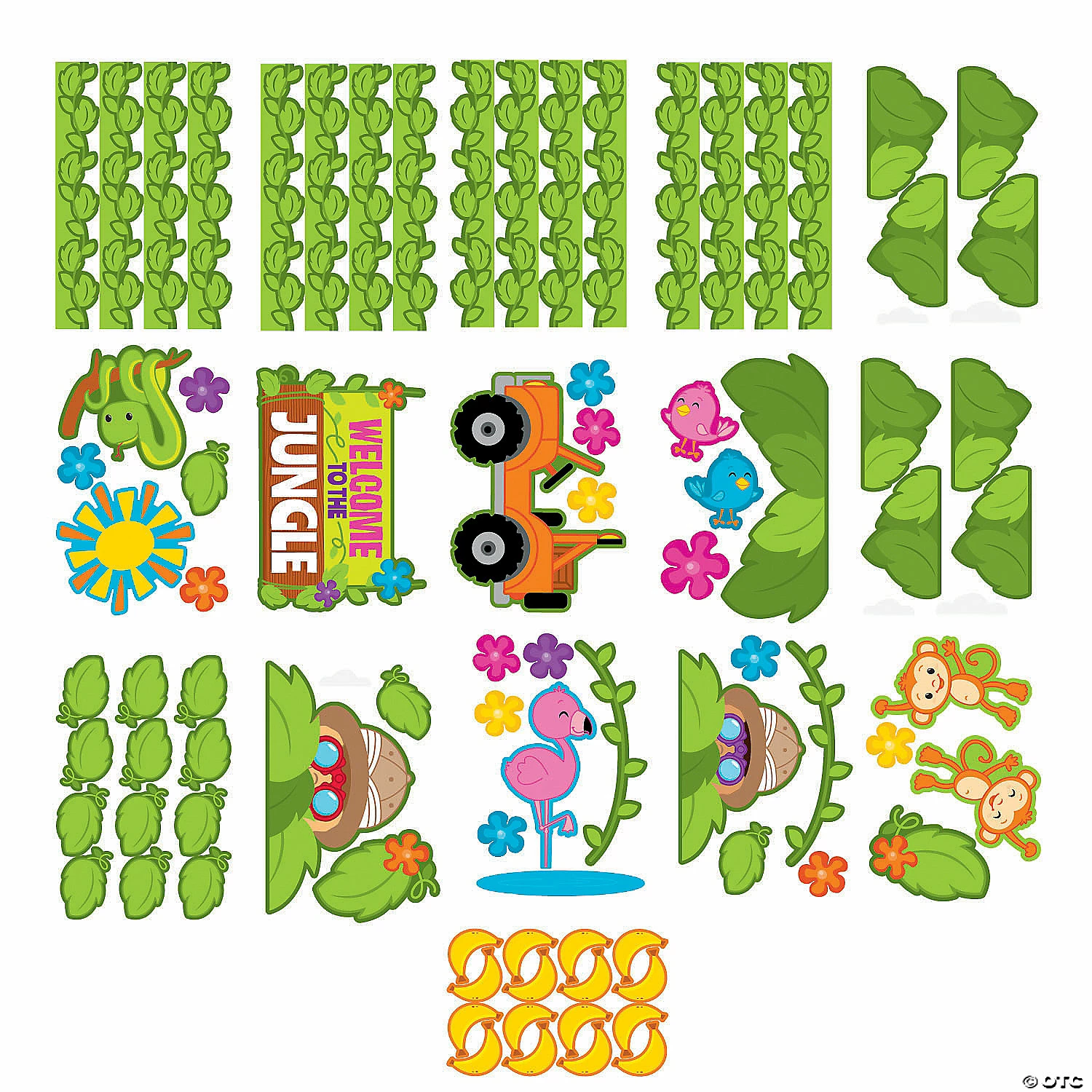 New 🔔 Jungle Bulletin Board Set - 91 Pc. 🧨 4 New 🔔 Jungle Bulletin Board Set - 91 Pc. 🧨 - Image 2