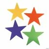 Budget 😀 Metallic Stars - 12 Pc. ⭐ -BTSE Shop large colorful metallic stars 12 pc 70 1147a