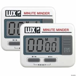 Hot Sale โญ Lux Blox Electronic Minute Minder Timer, Pack of 2 ๐
