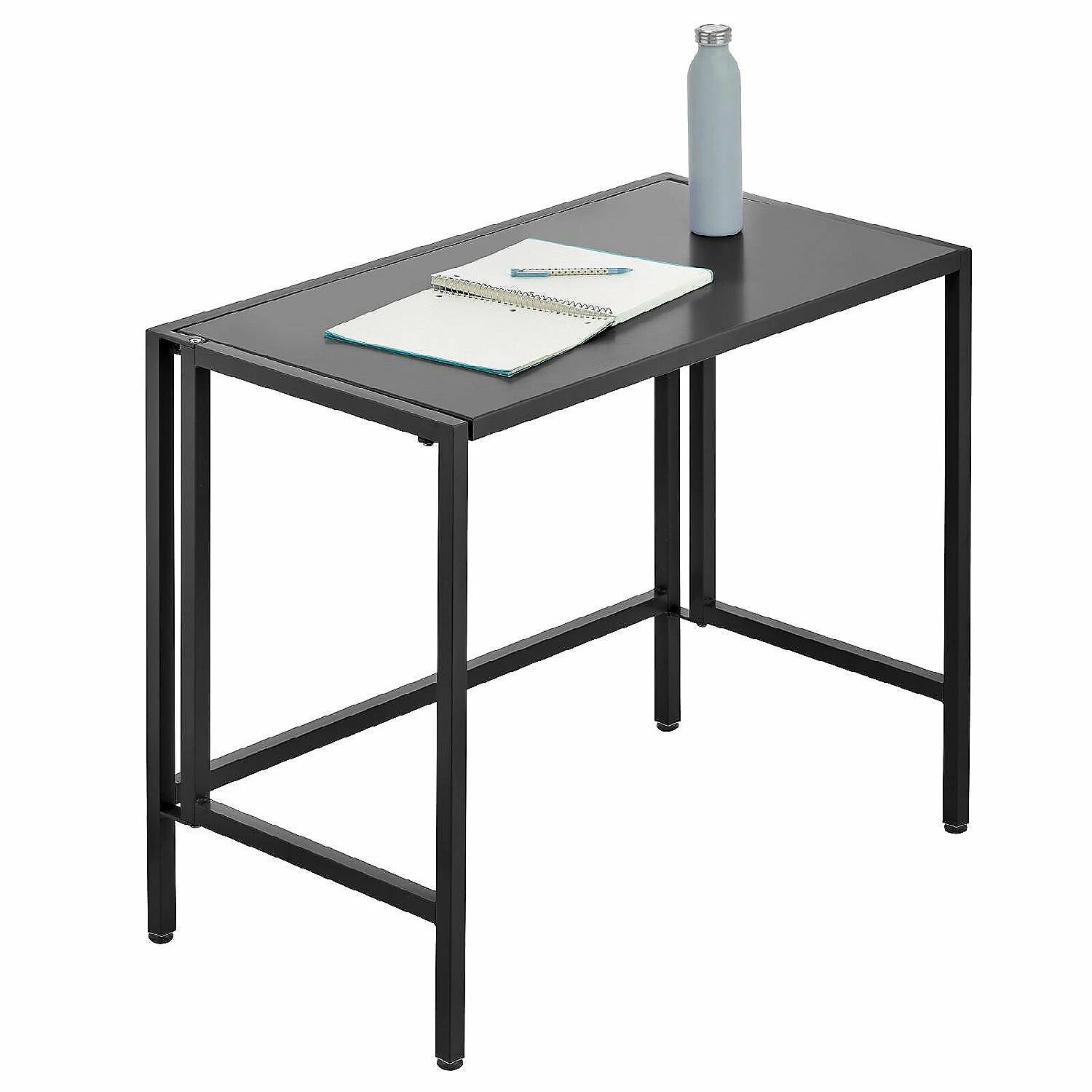 Outlet ๐คฉ MDesign Folding Desk Adjustable Compact Workstation Metal Table - Black ๐ 4 Outlet ๐คฉ MDesign Folding Desk Adjustable Compact Workstation Metal Table - Black ๐ - Image 2