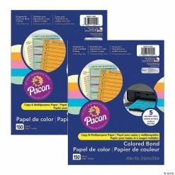 Cheapest ✨ Pacon® Multi-Purpose Paper, 5 Assorted Colors, 8-1/2" x 11", 150 Sheets Per Pack, 2 Packs 🔔