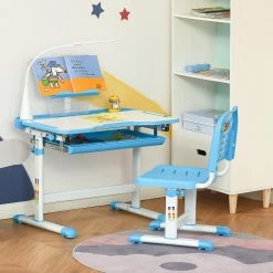 Brand new โ๏ธ Qaba Kids Table and Chair Set Activity Desk with USB Lamp Storage Drawer for Study Activities Arts or Crafts Blue and White ๐ 8 Brand new โ๏ธ Qaba Kids Table and Chair Set Activity Desk with USB Lamp Storage Drawer for Study Activities Arts or Crafts Blue and White ๐ -BTSE Shop qaba kids table and chair set activity desk with usb lamp storage drawer for study activities arts or crafts blue and white14218185 a02NOWA
