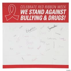 Promo ⭐ Red Ribbon Week Autograph Poster 🔔
