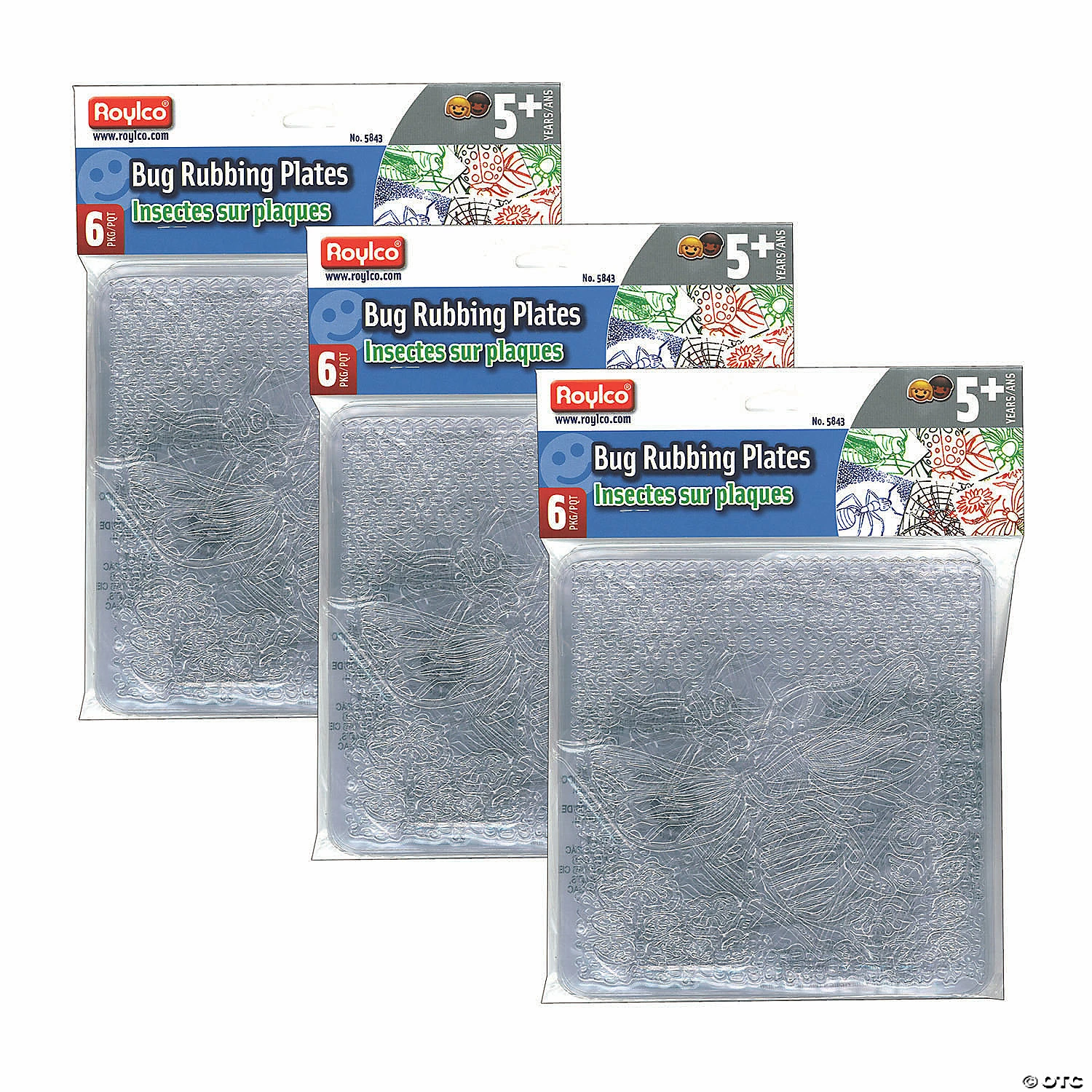 Best Pirce 🎁 Roylco® Bug Rubbing Plates, 18 count ❤️ 3 Best Pirce 🎁 Roylco® Bug Rubbing Plates, 18 count ❤️