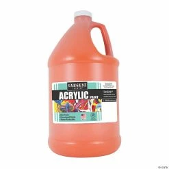 Wholesale 🎁 Sargent Art® Acrylic Paint, Orange, 64 oz Bottle 🥰