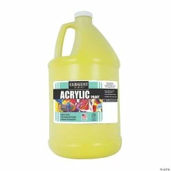 Outlet โญ Sargent Artยฎ Acrylic Paint, Yellow, 64 oz Bottle ๐