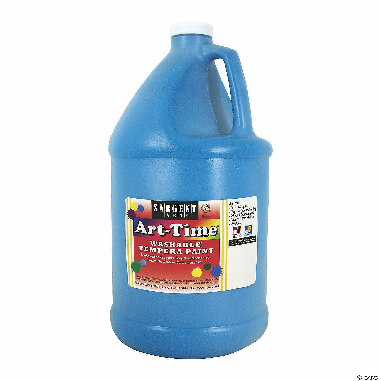 Promo ❤️ Sargent Art® Art-Time® Washable Tempera Paint, Gallon, Turquoise Blue, Pack of 2 ✨ 4 Promo ❤️ Sargent Art® Art-Time® Washable Tempera Paint, Gallon, Turquoise Blue, Pack of 2 ✨ - Image 2