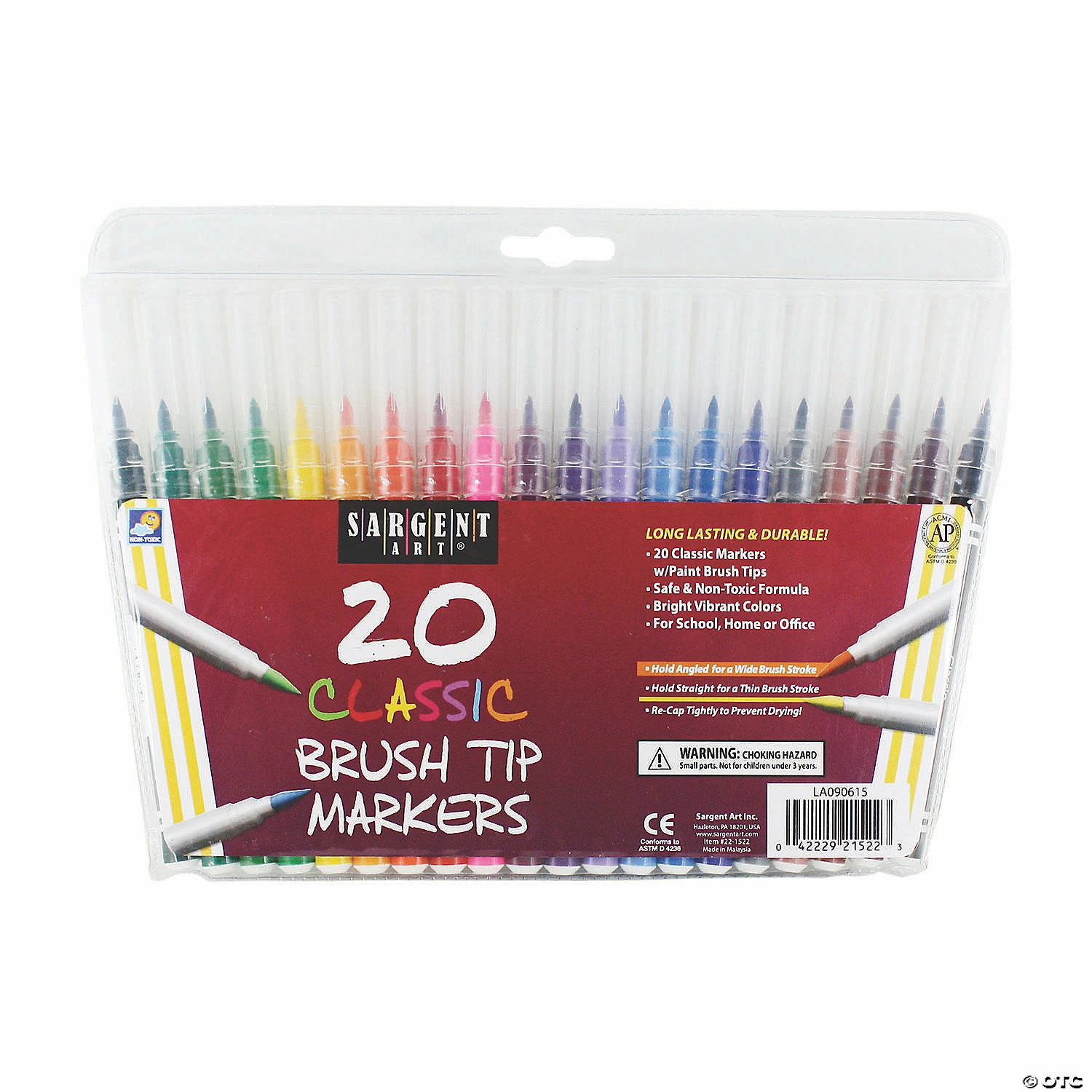 Best deal ⭐ Sargent Art® Classic Brush Tip Markers, 20 Colors Per Pack, 12 Packs 🥰 4 Best deal ⭐ Sargent Art® Classic Brush Tip Markers, 20 Colors Per Pack, 12 Packs 🥰 - Image 2