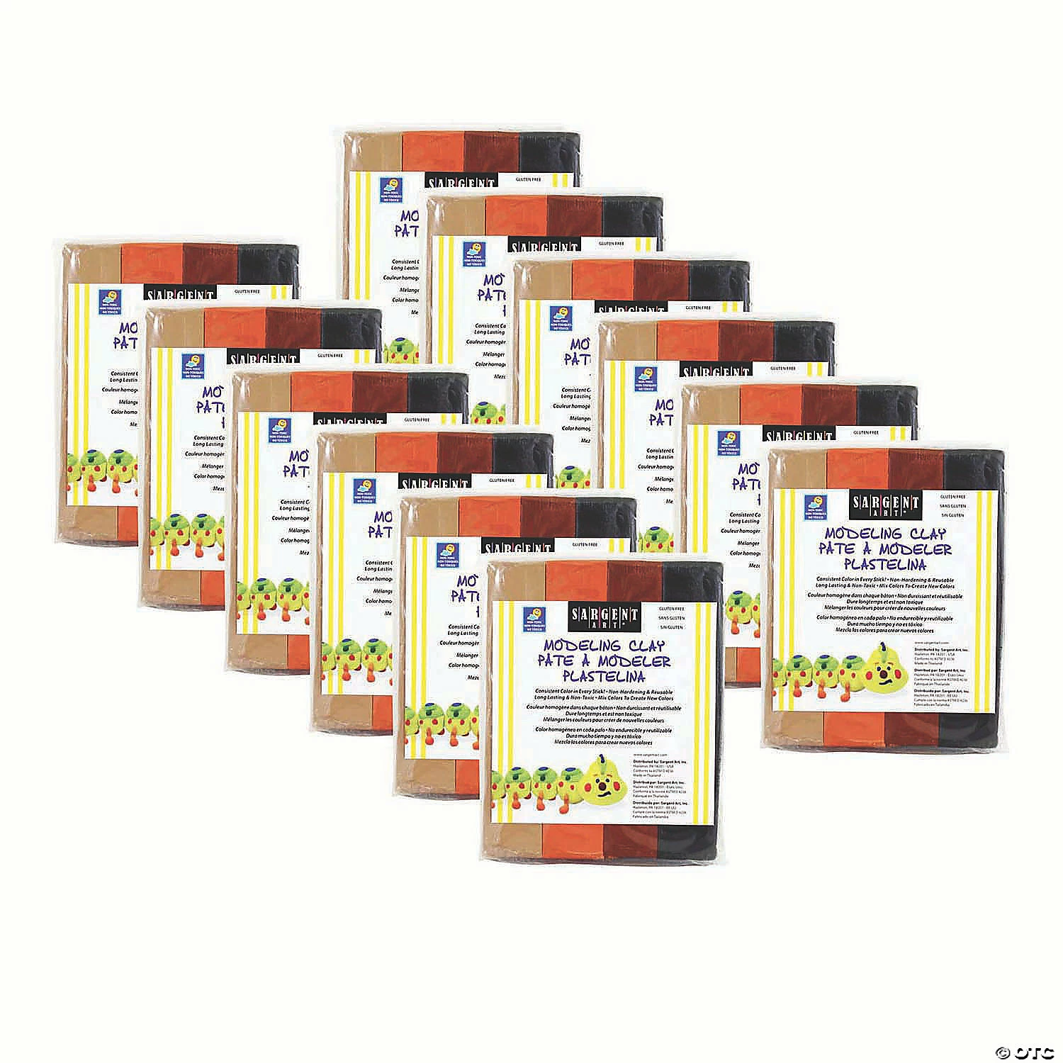 Brand new ๐ Sargent Artยฎ Modeling Clay, Earth Tone Colors, 12 lb ๐ 3 Brand new ๐ Sargent Artยฎ Modeling Clay, Earth Tone Colors, 12 lb ๐