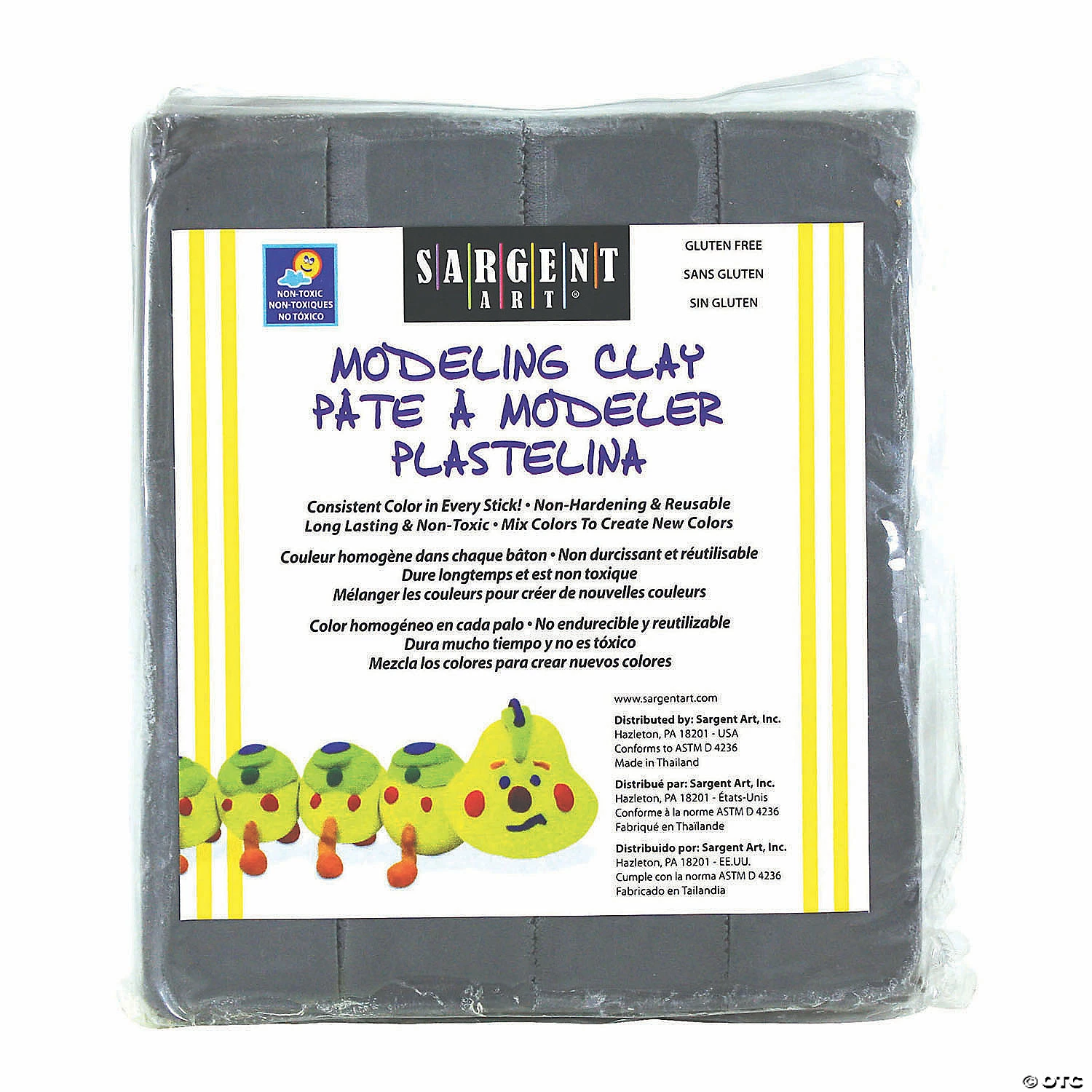 Discount 😀 Sargent Art® Modeling Clay, Gray, 12 lb 💯 4 Discount 😀 Sargent Art® Modeling Clay, Gray, 12 lb 💯 - Image 2