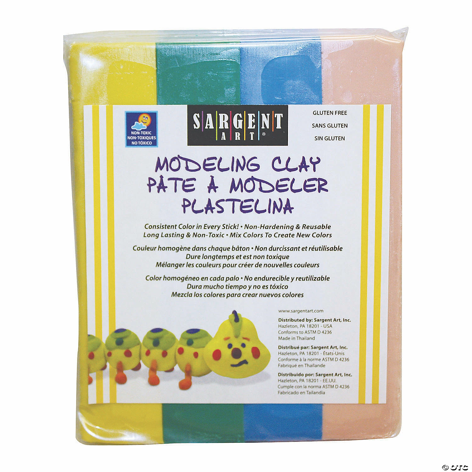 Promo 🔥 Sargent Art® Modeling Clay, Pastel Colors, 12 lb 🧨 4 Promo 🔥 Sargent Art® Modeling Clay, Pastel Colors, 12 lb 🧨 - Image 2