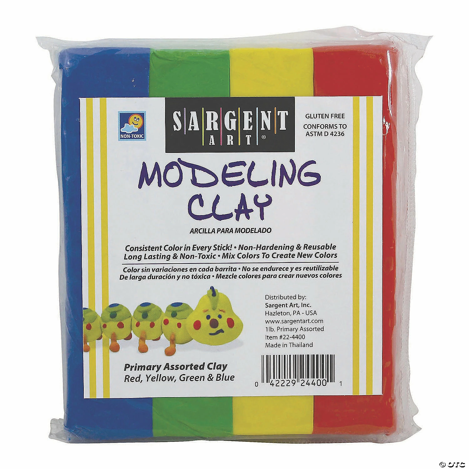 Discount 🔔 Sargent Art® Modeling Clay, Primary Colors, 12 lb 🥰 4 Discount 🔔 Sargent Art® Modeling Clay, Primary Colors, 12 lb 🥰 - Image 2