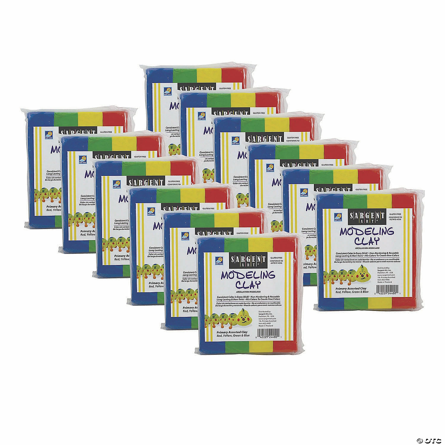Discount 🔔 Sargent Art® Modeling Clay, Primary Colors, 12 lb 🥰 3 Discount 🔔 Sargent Art® Modeling Clay, Primary Colors, 12 lb 🥰