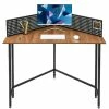 Discount ๐งจ Saygoer Computer Desk Industrial Corner Table for Small Spaces Home Office Workstation Study Writing Desk, Walnut Oak ๐ 1 Discount ๐งจ Saygoer Computer Desk Industrial Corner Table for Small Spaces Home Office Workstation Study Writing Desk, Walnut Oak ๐ -BTSE Shop saygoer computer desk industrial corner table for small spaces home office workstation study writing desk walnut oak14228655NOWA