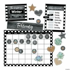 Wholesale ❤️ Schoolgirl Style™ Simply Stylish Calendar Bulletin Board Set - 100 Pc. 🧨