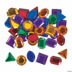 Wholesale ๐ Self-Adhesive Geometric Jewel Assortment - 500 Pc. ๐