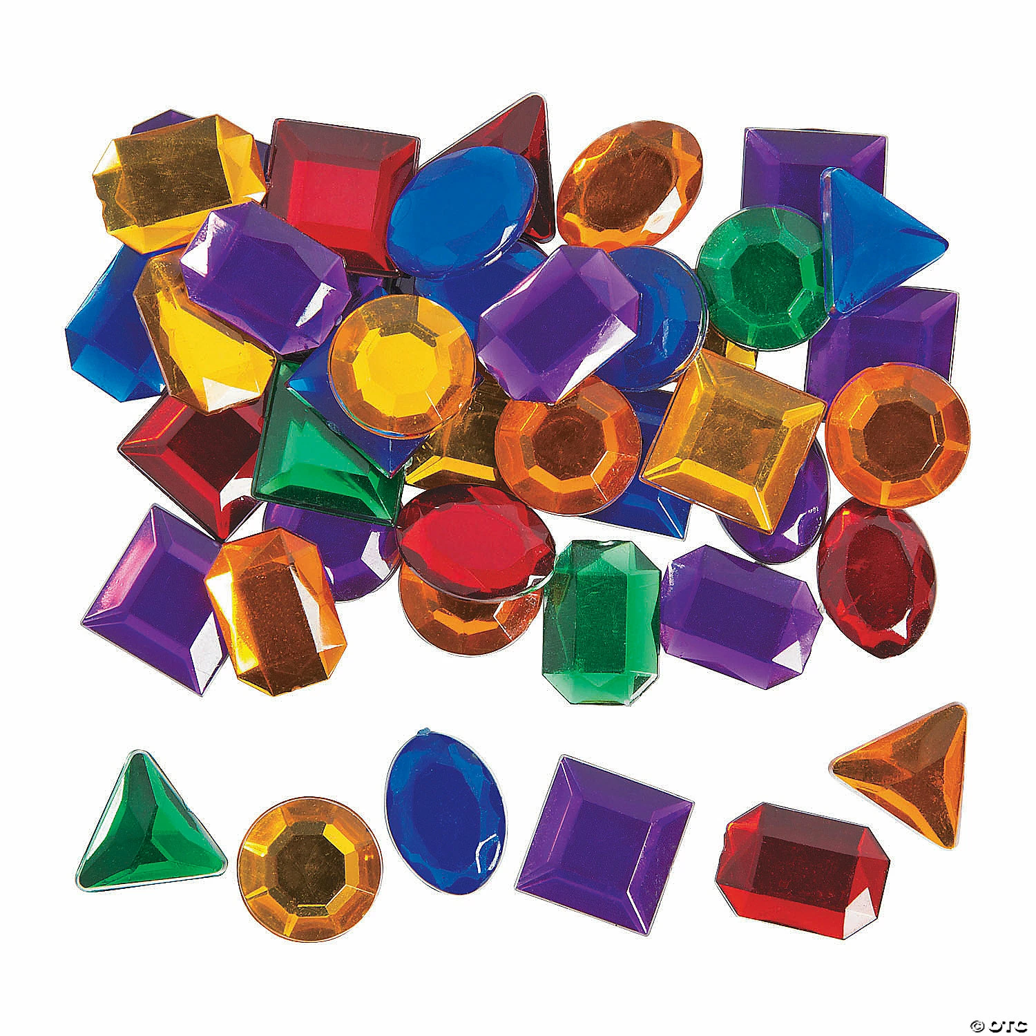Wholesale ๐ Self-Adhesive Geometric Jewel Assortment - 500 Pc. ๐ 3 Wholesale ๐ Self-Adhesive Geometric Jewel Assortment - 500 Pc. ๐