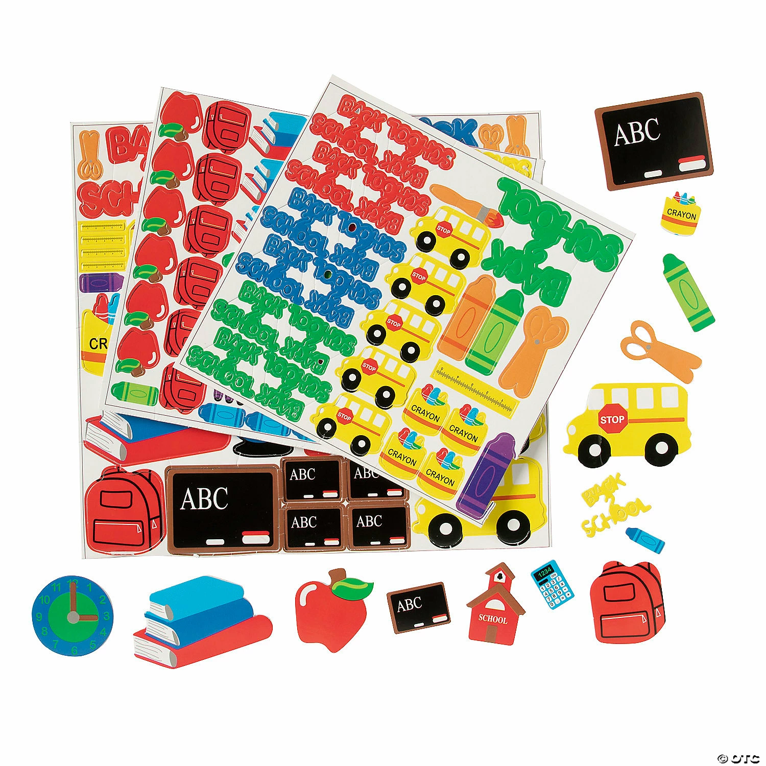 Outlet ๐ Self-Adhesive School Shapes - 500 Pc. ๐ 3 Outlet ๐ Self-Adhesive School Shapes - 500 Pc. ๐