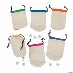 Best reviews of ๐ Small Canvas Drawstring Bags with Bright Trim ๐
