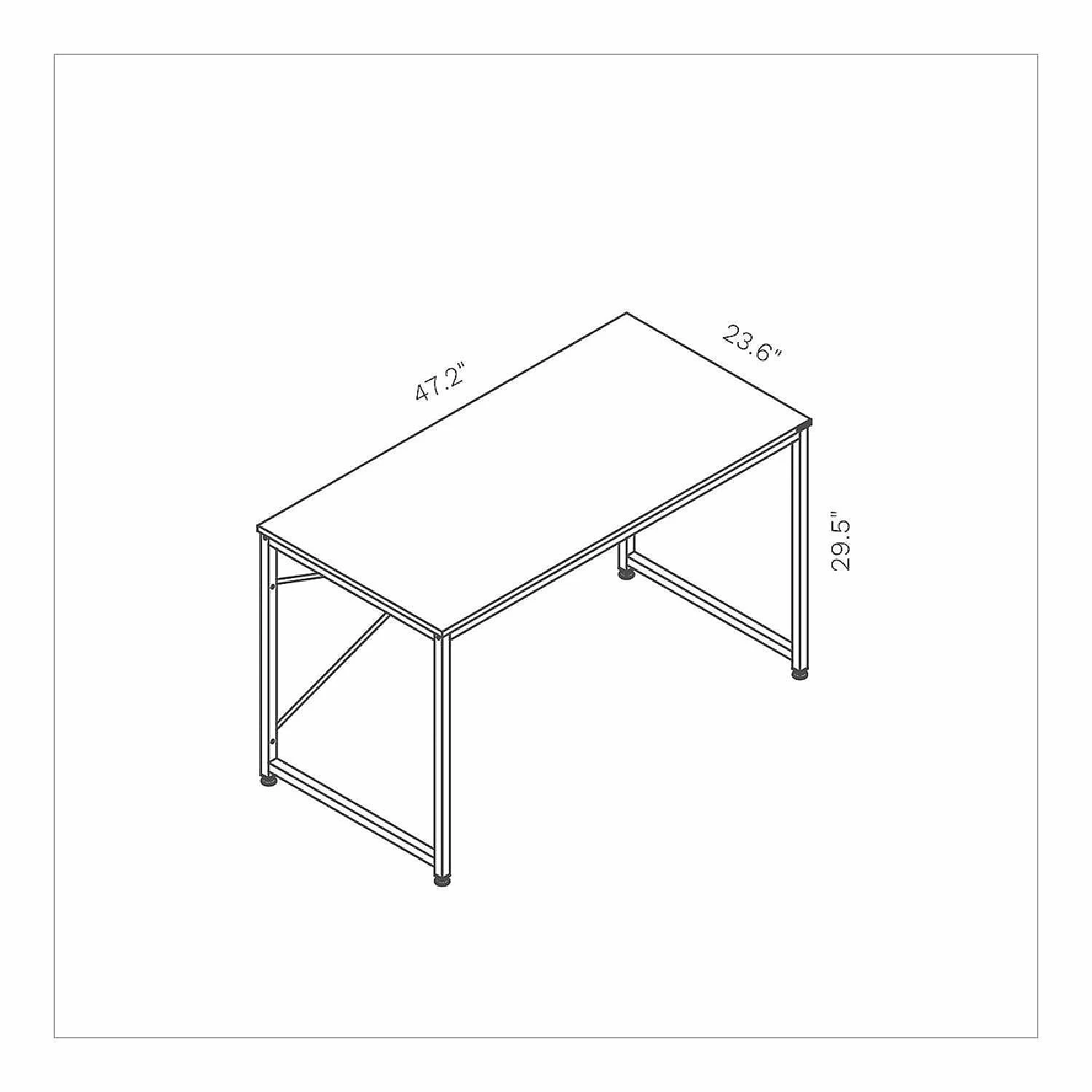 Brand new ๐ SOFSYS USA - Alpha Series Computer Desk 1260 - 47.2 Inch ๐ 6 Brand new ๐ SOFSYS USA - Alpha Series Computer Desk 1260 - 47.2 Inch ๐ - Image 4