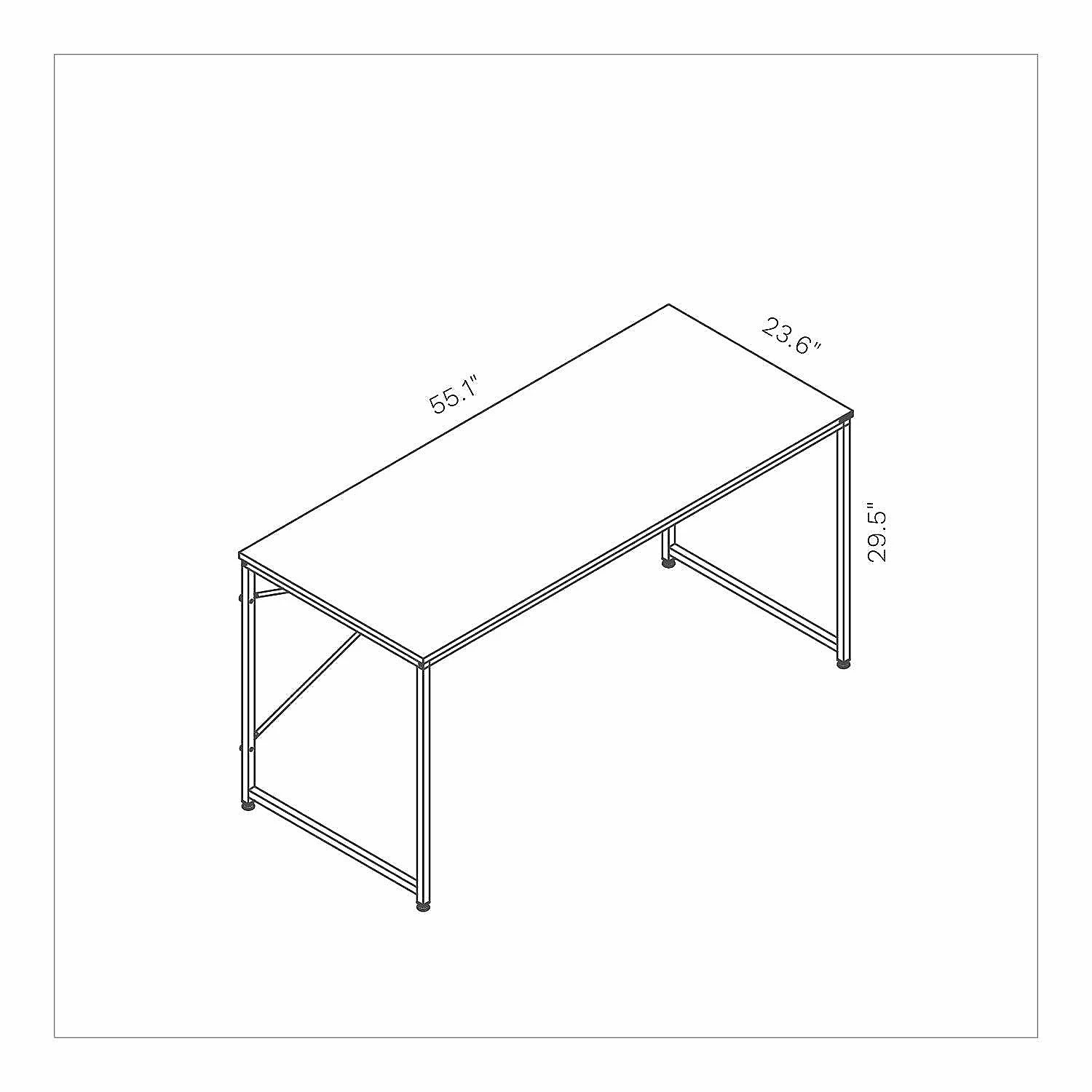 Best Sale ๐ SOFSYS USA - Alpha Series Computer Desk 1460 - 55.1 Inch ๐ 6 Best Sale ๐ SOFSYS USA - Alpha Series Computer Desk 1460 - 55.1 Inch ๐ - Image 4