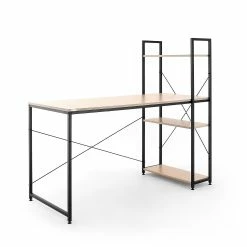 Coupon ๐ฅ SOFSYS USA - Alpha Series Computer Desk 1460 with Bookshelf - 55.1 Inch โ