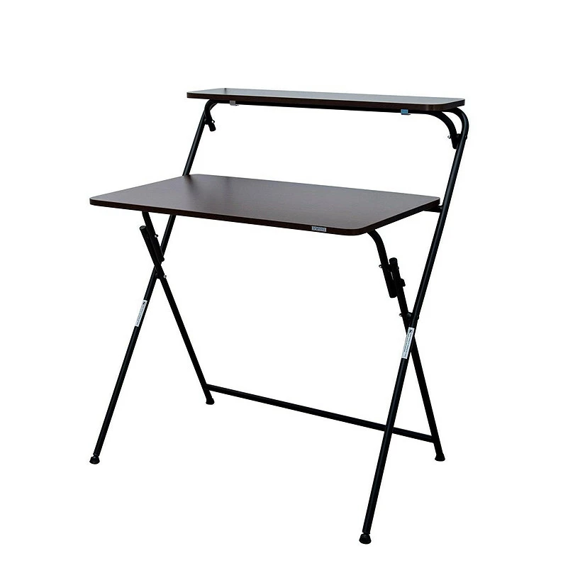 Brand new π SOFSYS USA - Modern Folding Desk 863, Two-Tier π 3 Brand new π SOFSYS USA - Modern Folding Desk 863, Two-Tier π