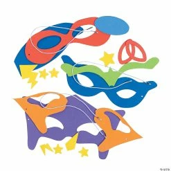 Discount ๐ฏ Superhero Mask Craft Kit - Makes 12 โ