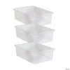 Wholesale 👏 Teacher Created Resources® Large Plastic Storage Bin, Clear, Pack of 3 ❤️ 1 Wholesale 👏 Teacher Created Resources® Large Plastic Storage Bin, Clear, Pack of 3 ❤️ -BTSE Shop teacher created resources large plastic storage bin clear pack of 314111028