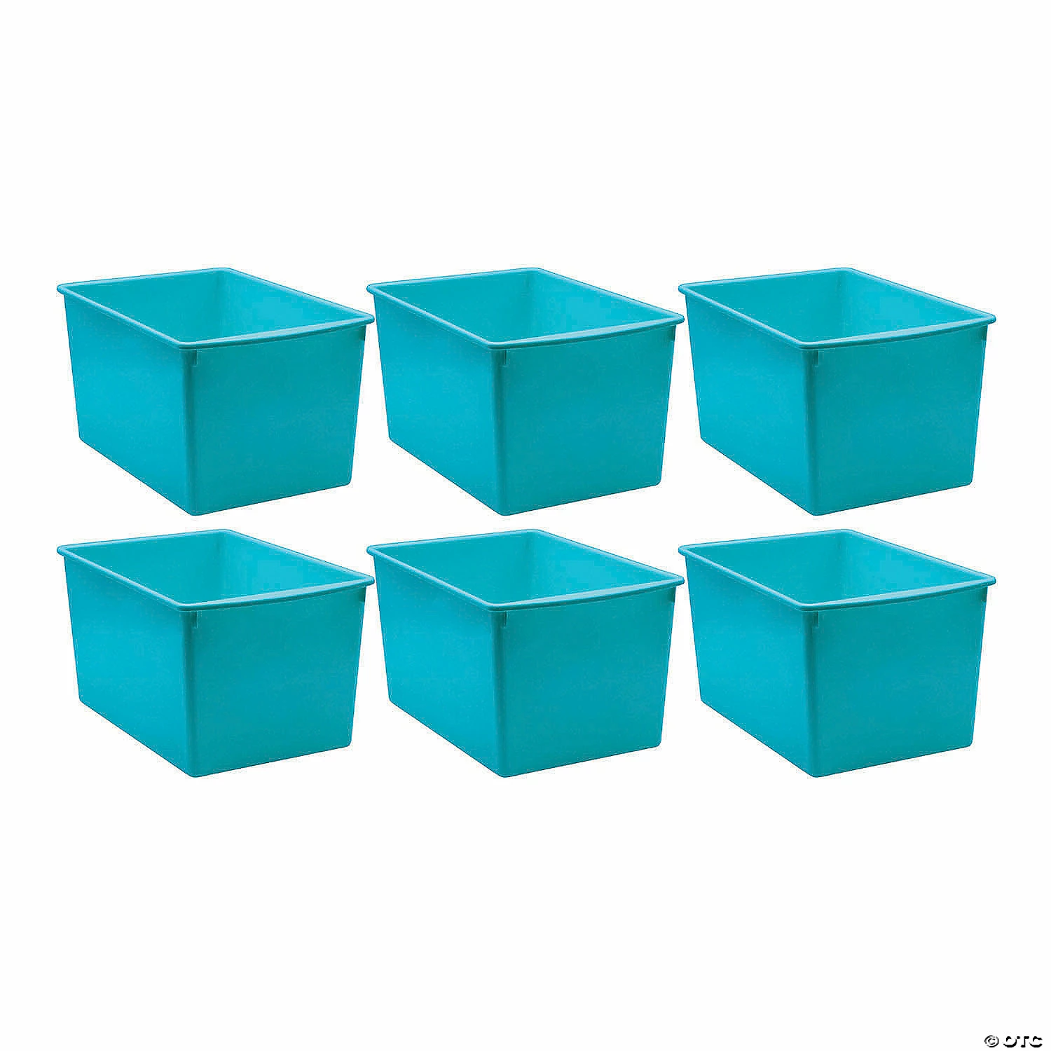 Brand new 🎁 Teacher Created Resources® Plastic Multi-Purpose Bin, Teal, Pack of 6 🤩 3 Brand new 🎁 Teacher Created Resources® Plastic Multi-Purpose Bin, Teal, Pack of 6 🤩