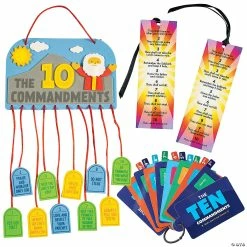 Wholesale ⭐ Ten Commandments Activity & Craft Assortment Kit – 72 Pc. 😀