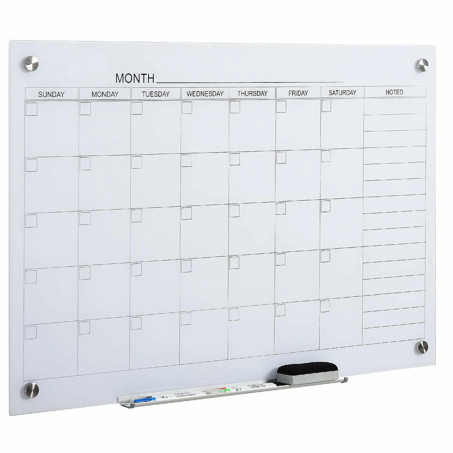 Coupon ⌛ Vinsetto 35"x23" Dry Erase Wall Calendar Glass Whiteboard Monthly Planner for Homeschool Supplies and Home Office Organization with 4 Markers and 1 EraserFrameless 😀 3 Coupon ⌛ Vinsetto 35"x23" Dry Erase Wall Calendar Glass Whiteboard Monthly Planner for Homeschool Supplies and Home Office Organization with 4 Markers and 1 EraserFrameless 😀