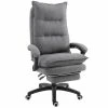 Promo ๐ Vinsetto 360 degree Swivel Executive Home Office Chair Adjustable Height Linen Style Fabric Recliner with Retractable Footrest and Double Padding Grey ๐ 2 Promo ๐ Vinsetto 360 degree Swivel Executive Home Office Chair Adjustable Height Linen Style Fabric Recliner with Retractable Footrest and Double Padding Grey ๐ -BTSE Shop vinsetto 360 degree swivel executive home office chair adjustable height linen style fabric recliner with retractable footrest and double padding grey14225527NOWA
