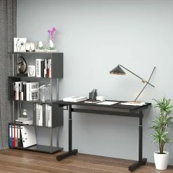 Budget ⌛ Vinsetto 47" Manual Lift Table Height Adjustable Standing Desk with Spacious Desktop Hand Crank Stand up Desk for Home Office Black ⭐ -BTSE Shop vinsetto 47 manual lift table height adjustable standing desk with spacious desktop hand crank stand up desk for home office black14225480 a02NOWA