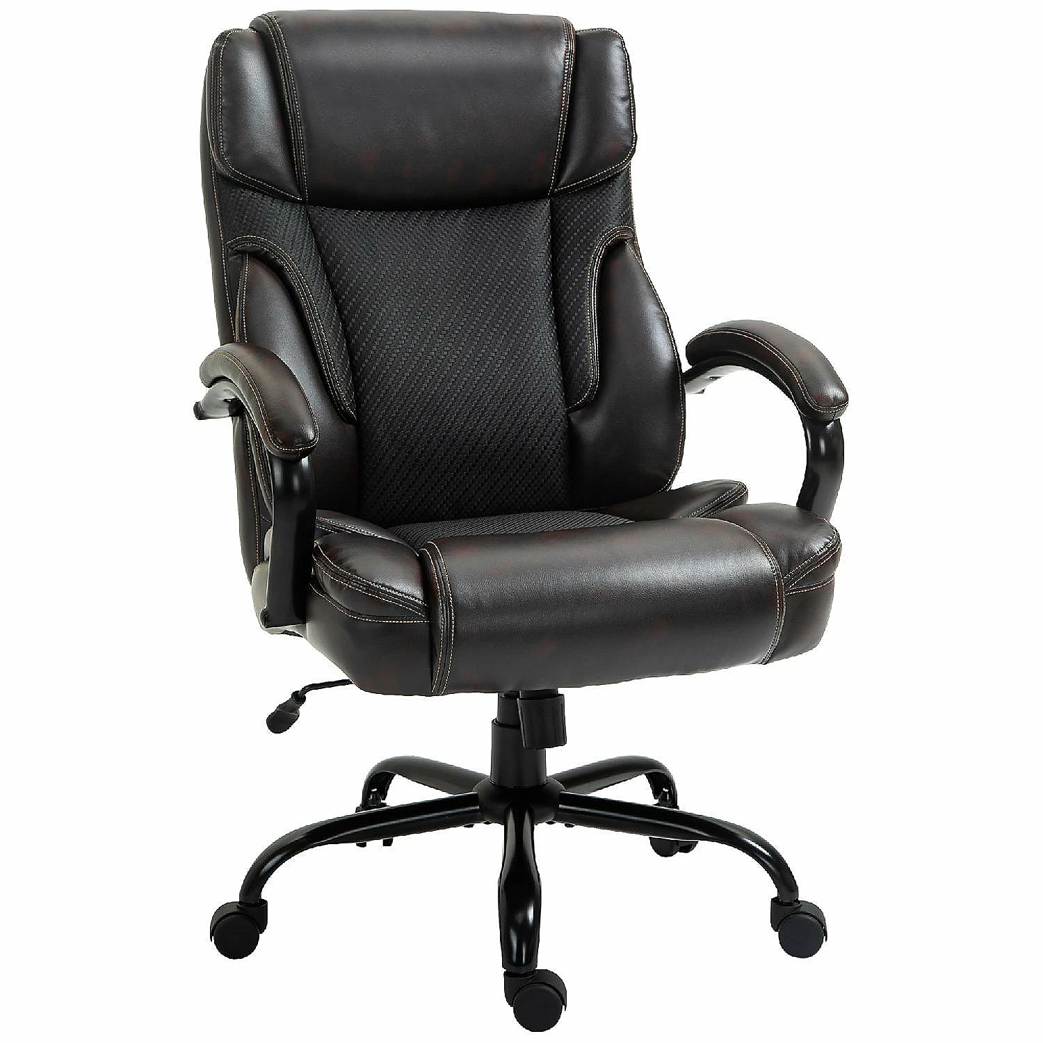 Best deal ๐ Vinsetto 484LBS Big and Tall Ergonomic Executive Office Chair with Wide Seat High Back Adjustable Computer Task Chair Swivel PU Leather Brown ๐ฏ 3 Best deal ๐ Vinsetto 484LBS Big and Tall Ergonomic Executive Office Chair with Wide Seat High Back Adjustable Computer Task Chair Swivel PU Leather Brown ๐ฏ