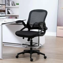Brand new ๐ Vinsetto Drafting Office Chair with Lumbar Support Flip Up Armrests Footrest Ring and Adjustable Seat Height Black ๐ฏ 8 Brand new ๐ Vinsetto Drafting Office Chair with Lumbar Support Flip Up Armrests Footrest Ring and Adjustable Seat Height Black ๐ฏ -BTSE Shop vinsetto drafting office chair with lumbar support flip up armrests footrest ring and adjustable seat height black14225332 a02NOWA